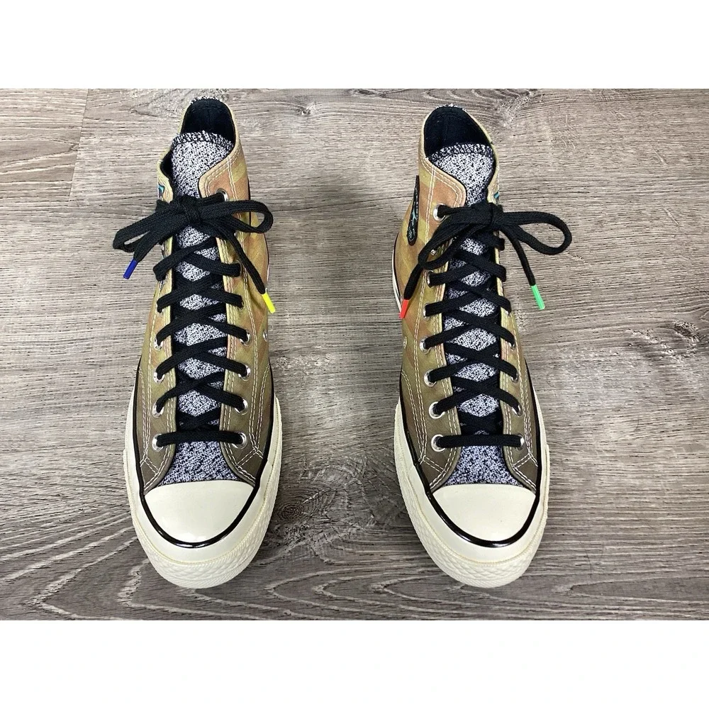 Converse Chuck Taylor All-Star 70 Hi NBA Jam Hardwood Floor Mens 7 Shoes Sneaker